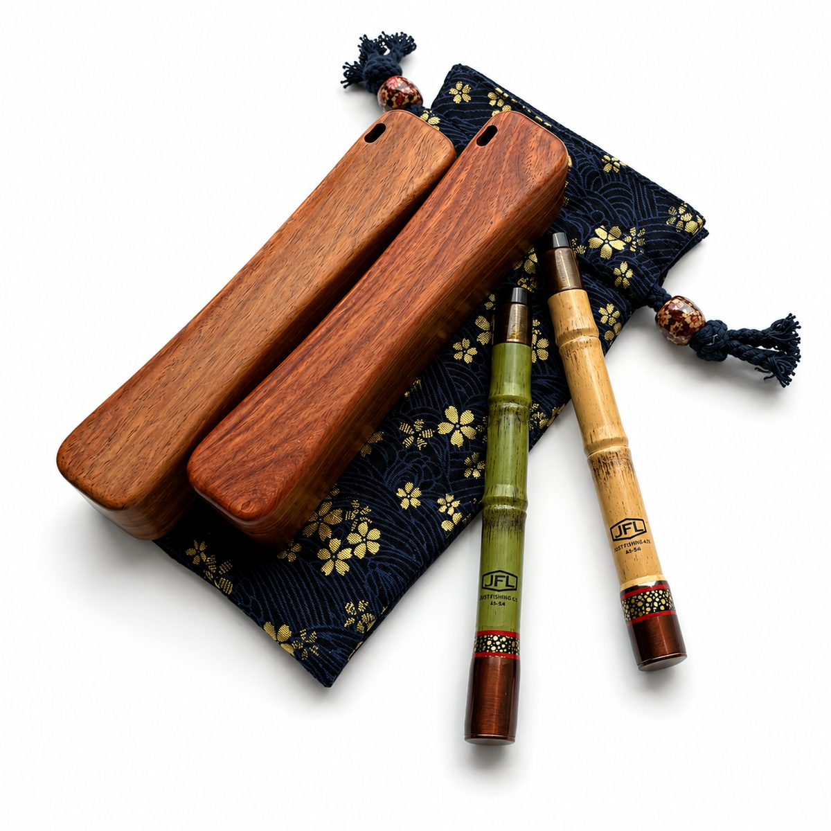 Sao Tabi Pocket Travel Tanago Kit with Wooden Box and Japanese Pouch