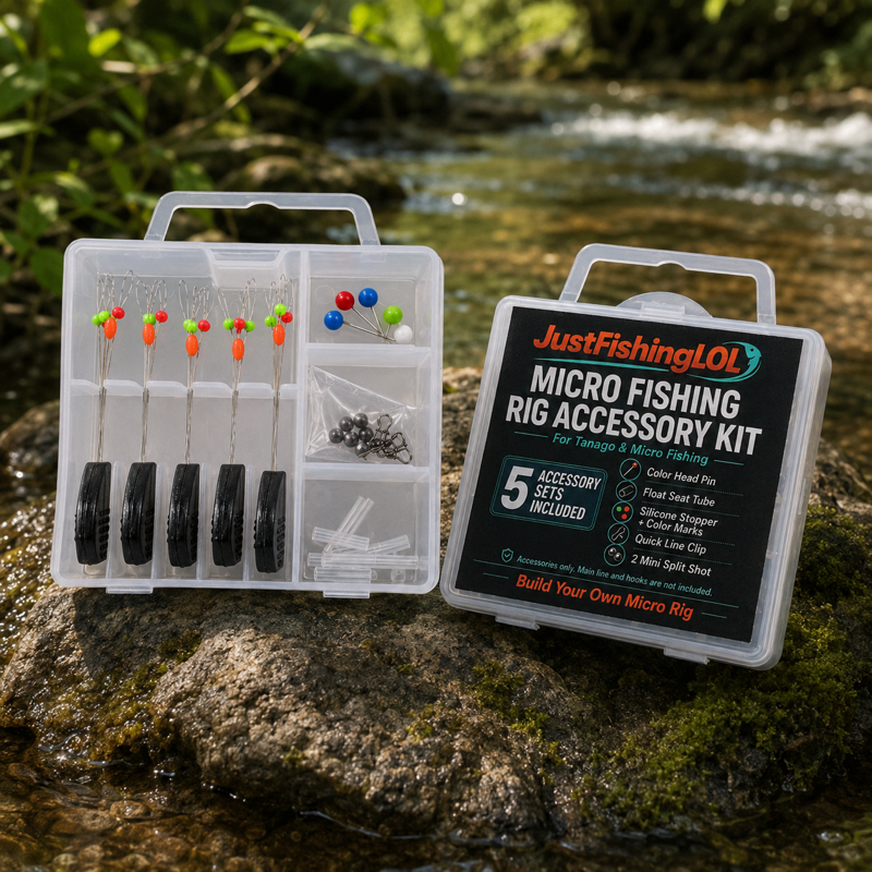 Micro Fishing Rig Accessory Kit - DIY Tanago Setup Components