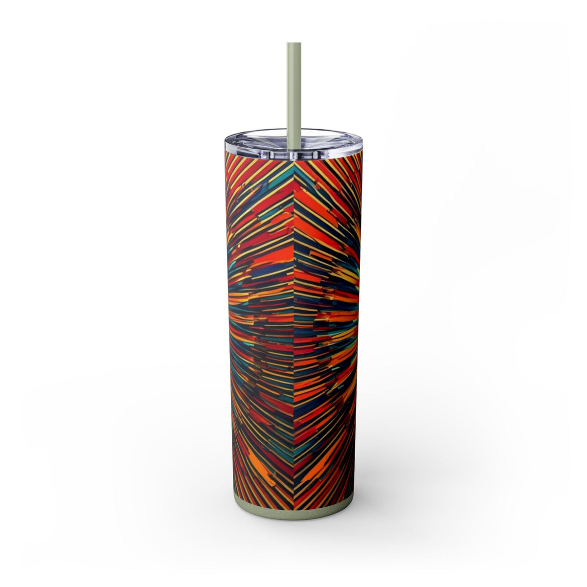 Skinny Tumbler with Straw – 20 oz Stainless Steel Cup