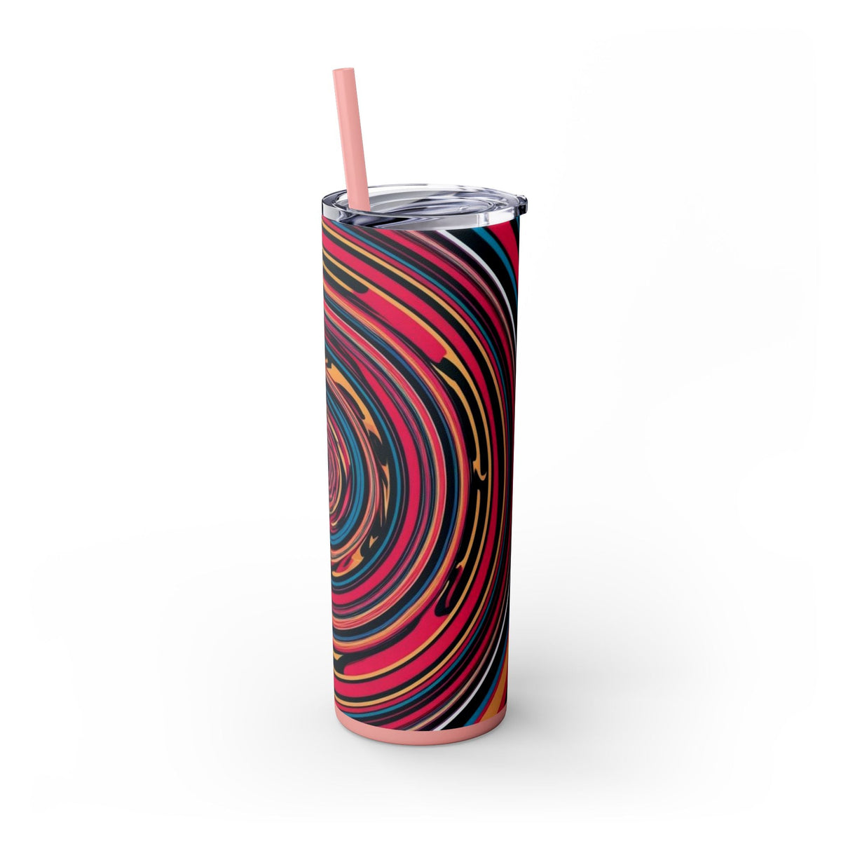 Skinny Tumbler with Straw – 20 oz Stainless Steel Cup