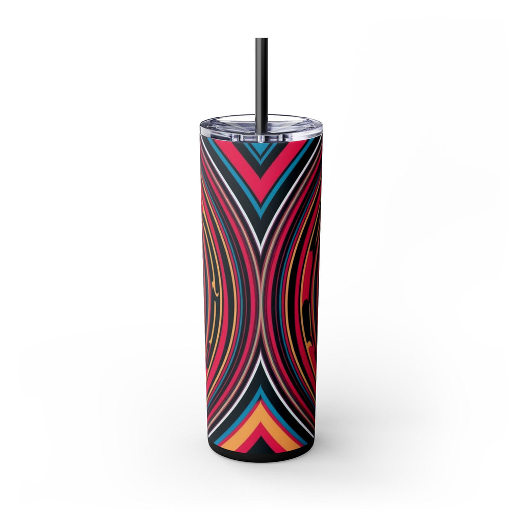 Skinny Tumbler with Straw – 20 oz Stainless Steel Cup