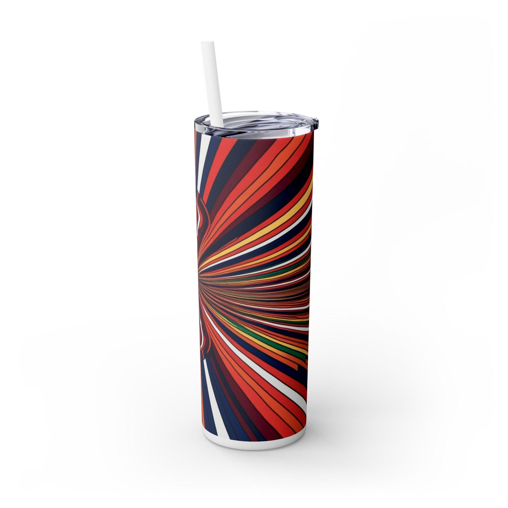 Skinny Tumbler with Straw – 20 oz Stainless Steel Cup