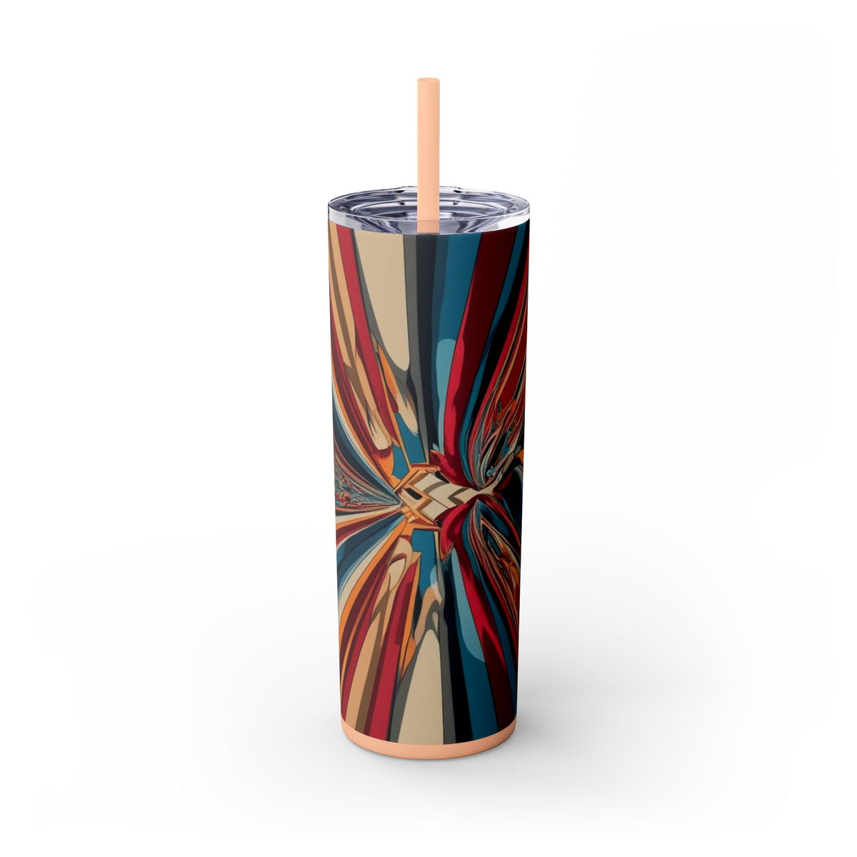 Skinny Tumbler with Straw – 20 oz Stainless Steel Cup