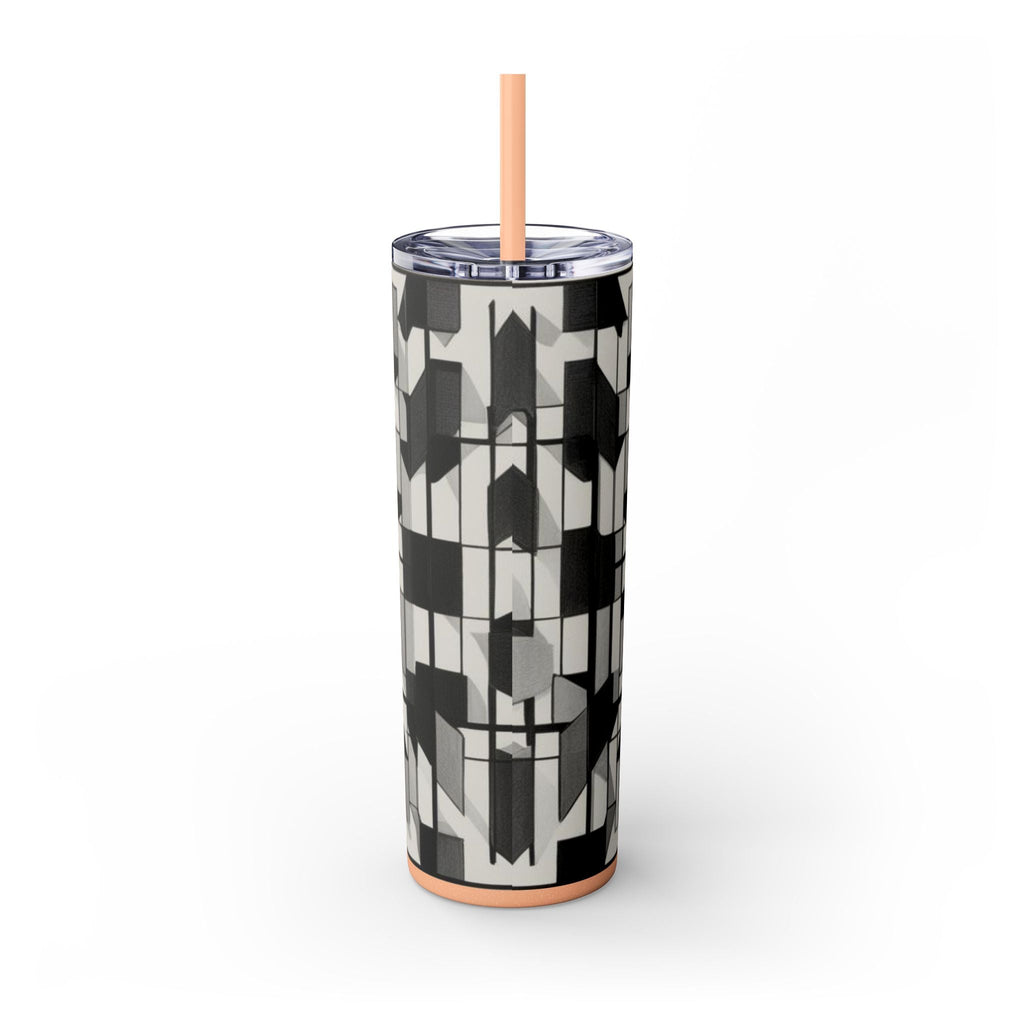 Skinny Tumbler with Straw – 20 oz Stainless Steel Cup