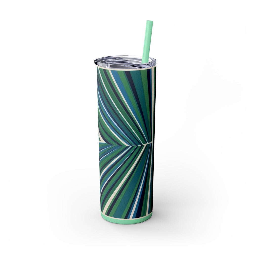 Skinny Tumbler with Straw – 20 oz Stainless Steel Cup
