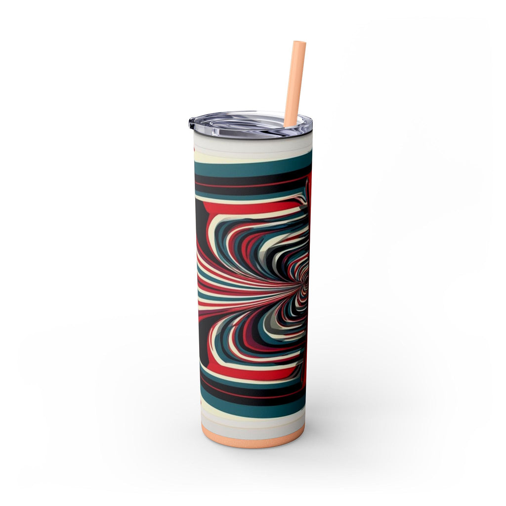 Skinny Tumbler with Straw – 20 oz Stainless Steel Cup