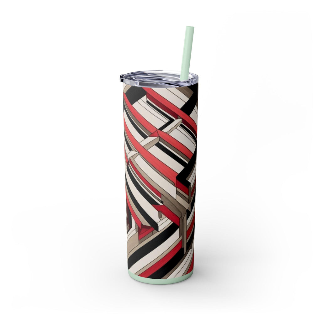 Skinny Tumbler with Straw – 20 oz Stainless Steel Cup