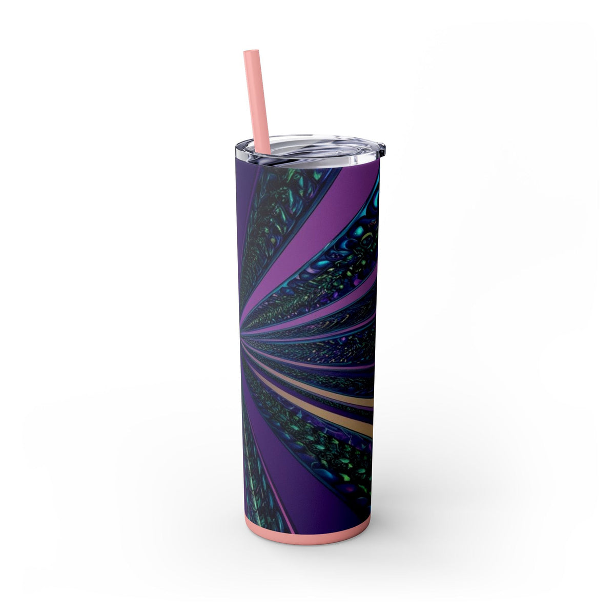 Skinny Tumbler with Straw – 20 oz Stainless Steel Cup
