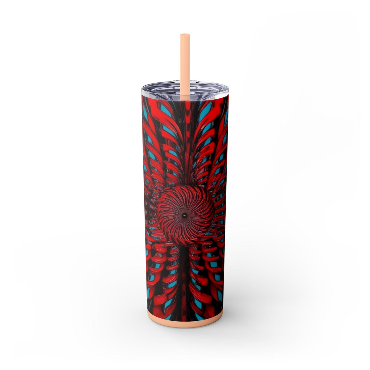 Skinny Tumbler with Straw – 20 oz Stainless Steel Cup