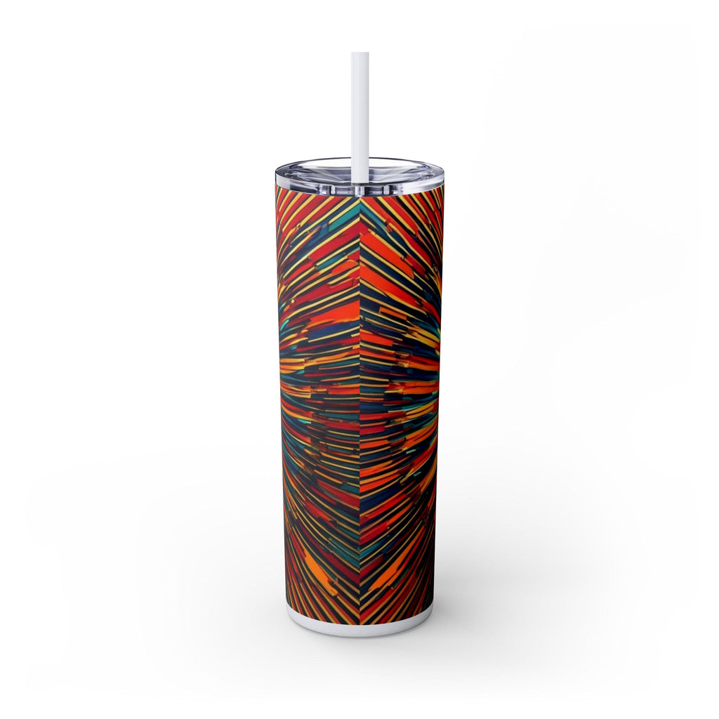 Skinny Tumbler with Straw – 20 oz Stainless Steel Cup