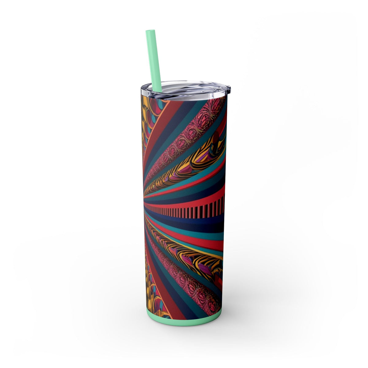 Skinny Tumbler with Straw – 20 oz Stainless Steel Cup
