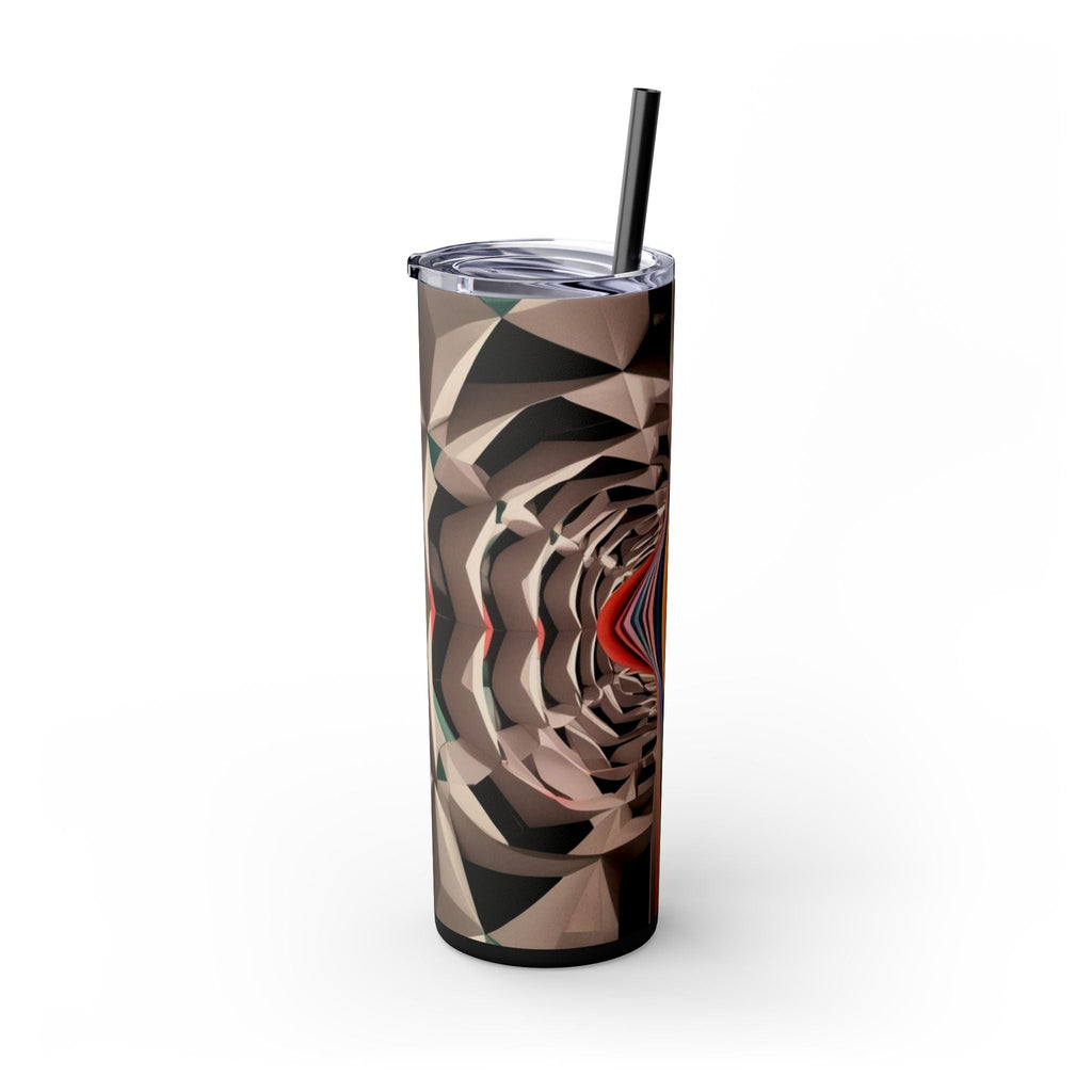 Skinny Tumbler with Straw – 20 oz Stainless Steel Cup