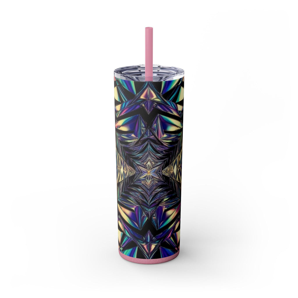 Skinny Tumbler with Straw – 20 oz Stainless Steel Cup