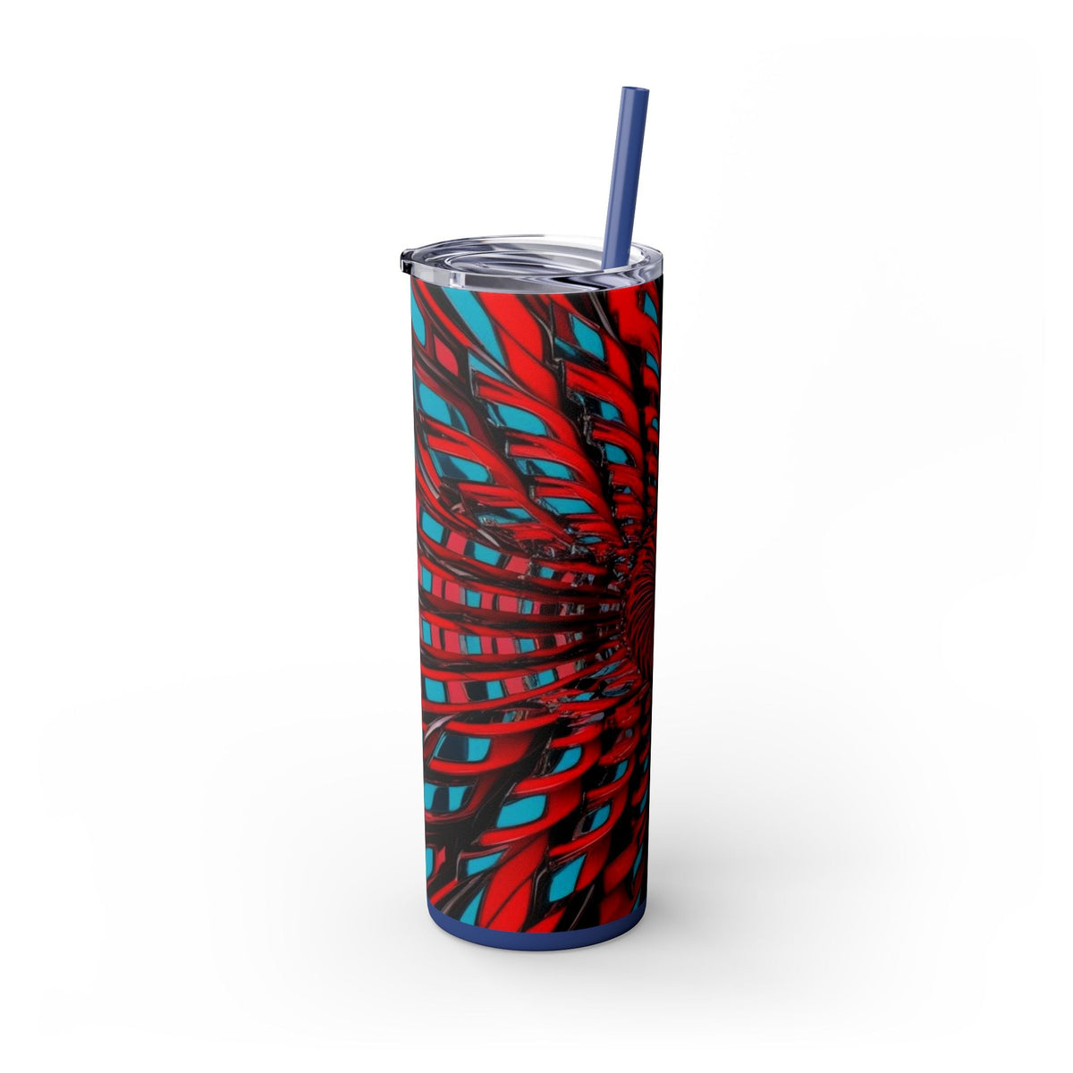 Skinny Tumbler with Straw – 20 oz Stainless Steel Cup
