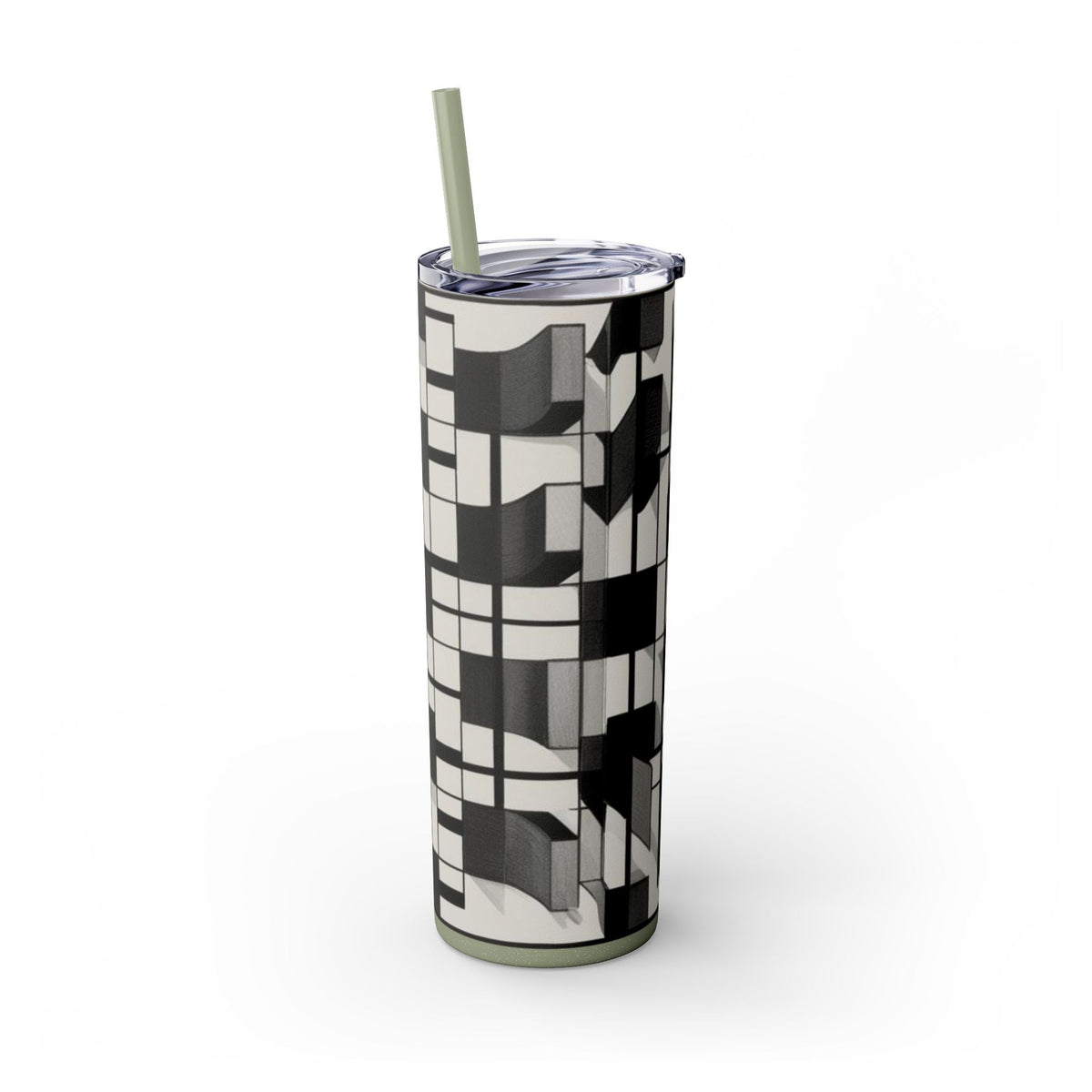 Skinny Tumbler with Straw – 20 oz Stainless Steel Cup