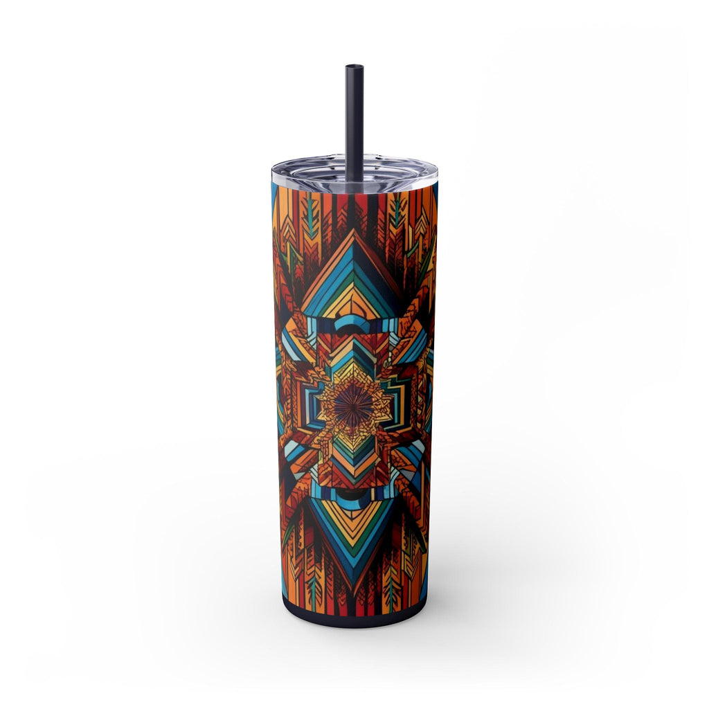 Skinny Tumbler with Straw – 20 oz Stainless Steel Cup