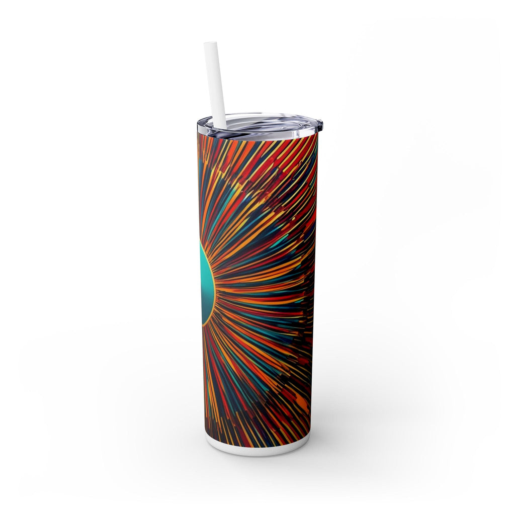 Skinny Tumbler with Straw – 20 oz Stainless Steel Cup