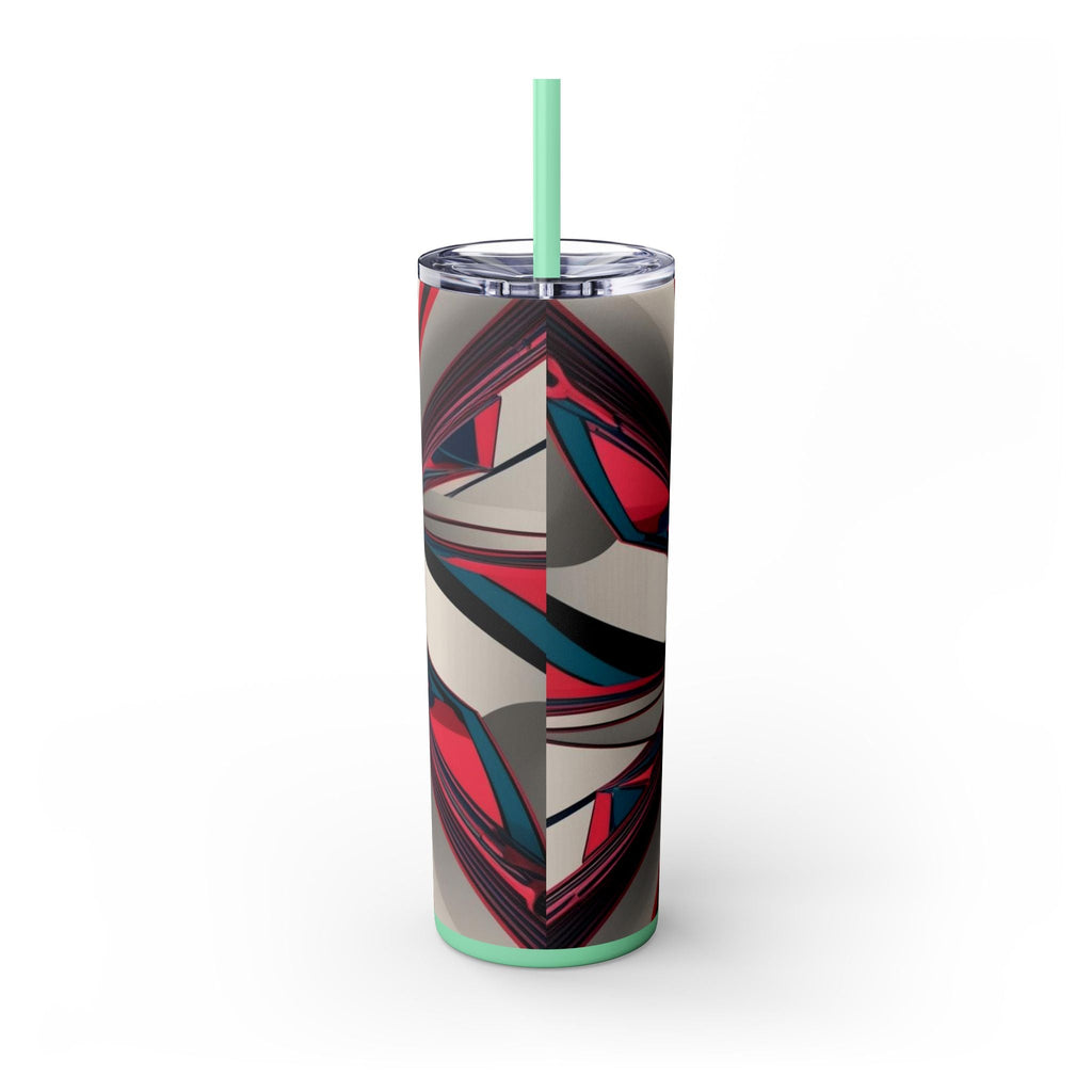 Skinny Tumbler with Straw – 20 oz Stainless Steel Cup