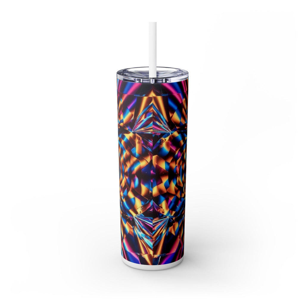 Skinny Tumbler with Straw – 20 oz Stainless Steel Cup