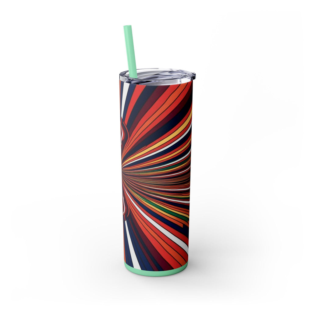Skinny Tumbler with Straw – 20 oz Stainless Steel Cup