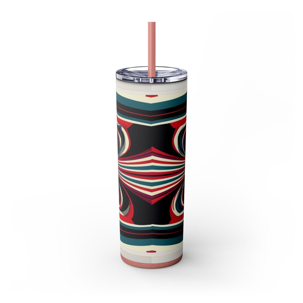 Skinny Tumbler with Straw – 20 oz Stainless Steel Cup