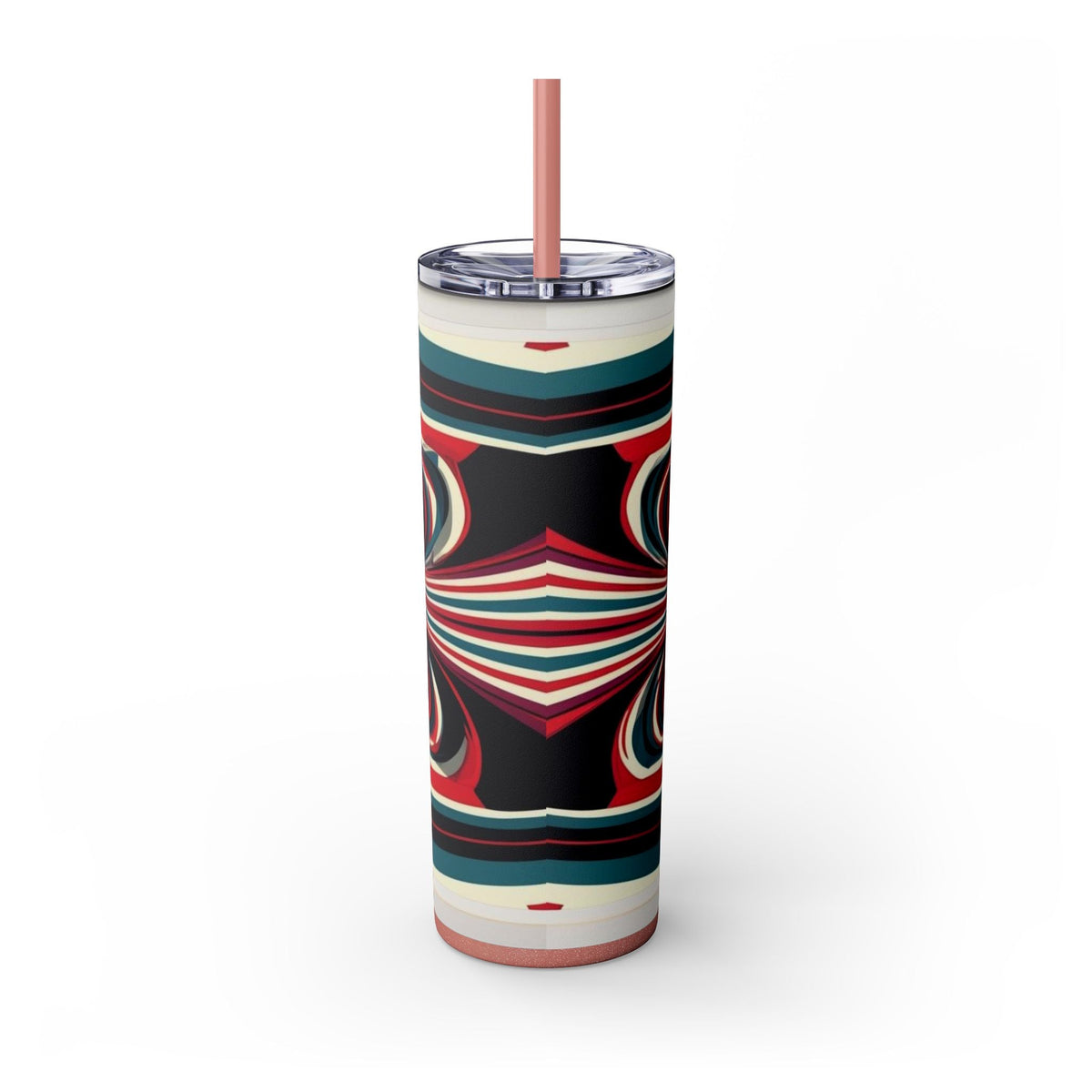 Skinny Tumbler with Straw – 20 oz Stainless Steel Cup