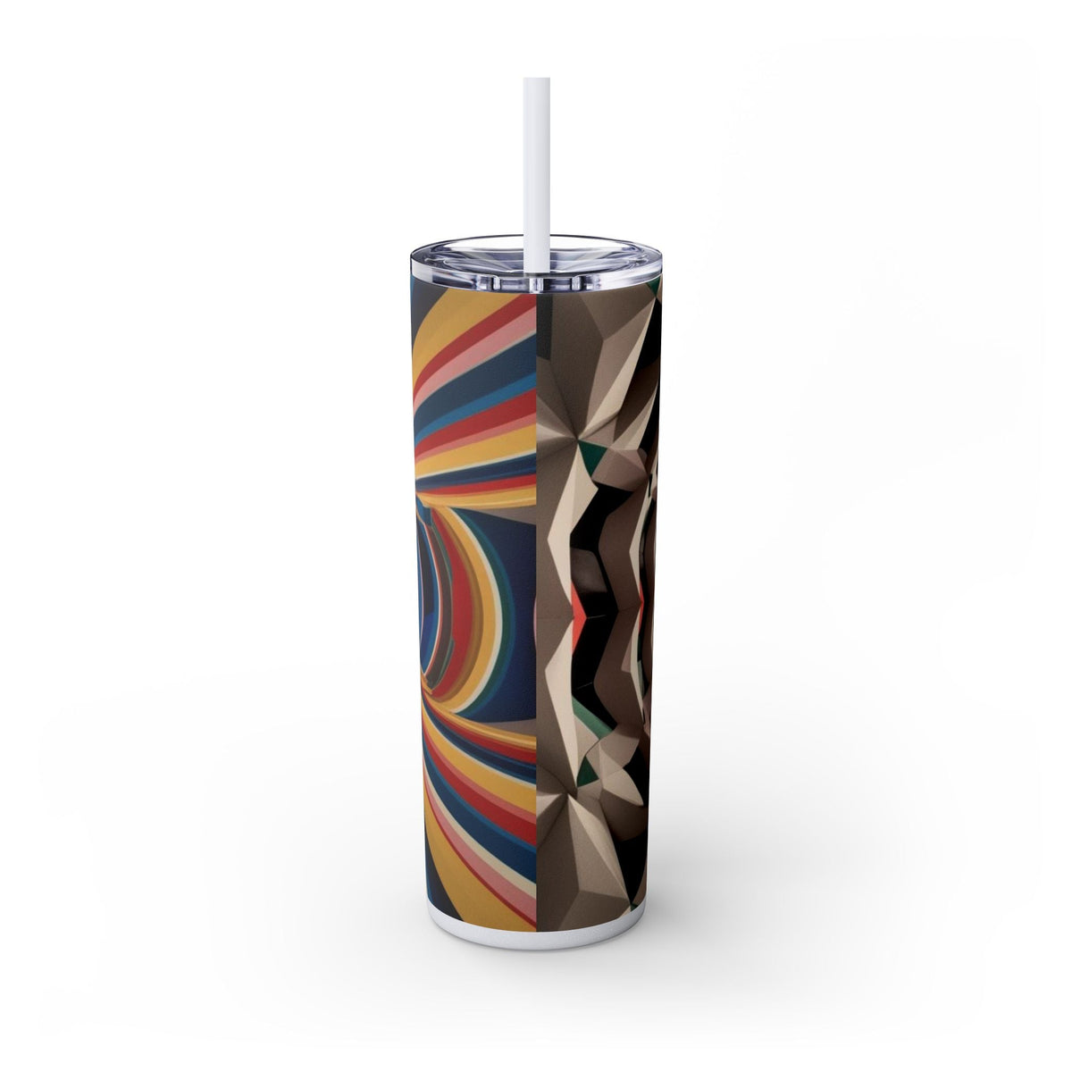 Skinny Tumbler with Straw – 20 oz Stainless Steel Cup
