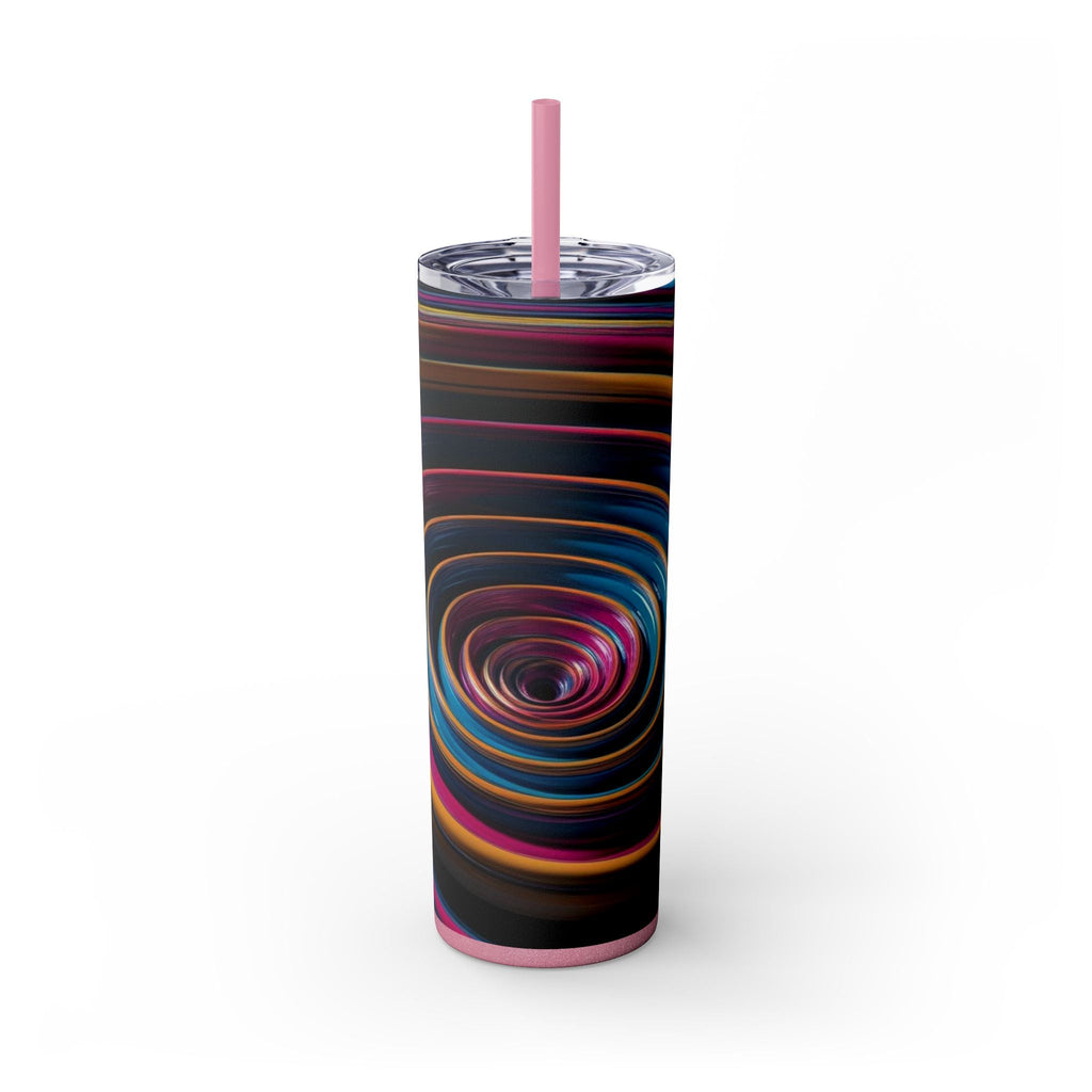 Skinny Tumbler with Straw – 20 oz Stainless Steel Cup