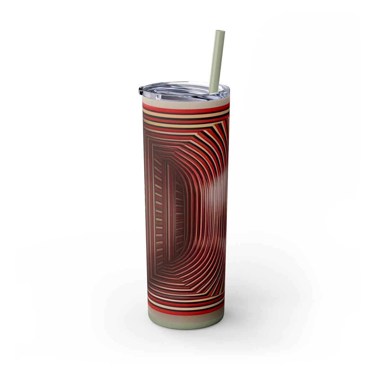 Skinny Tumbler with Straw – 20 oz Stainless Steel Cup