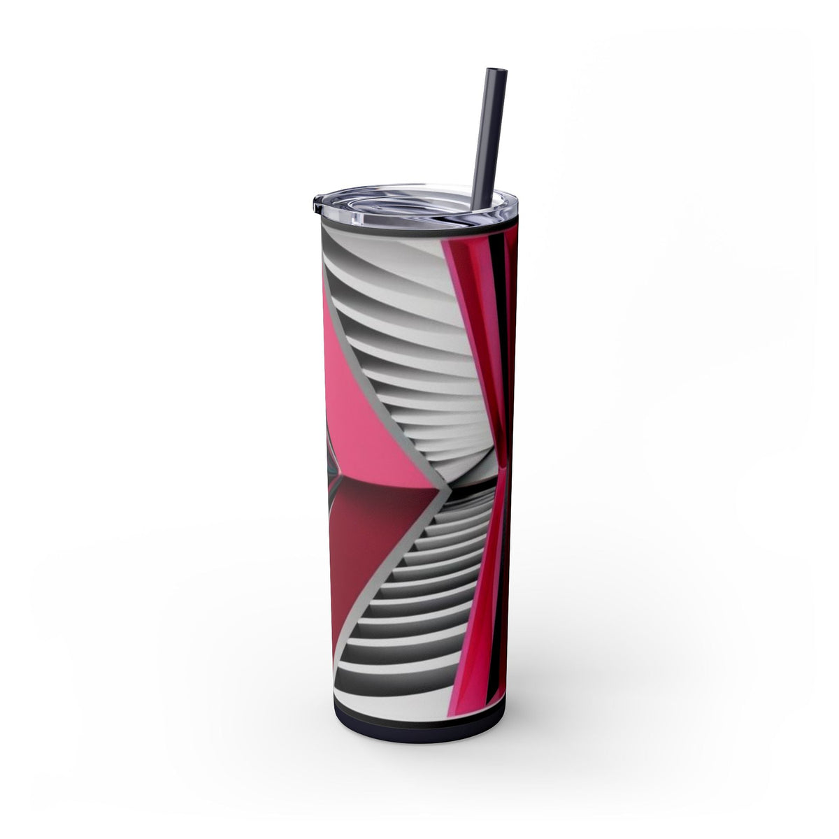 Skinny Tumbler with Straw – 20 oz Stainless Steel Cup