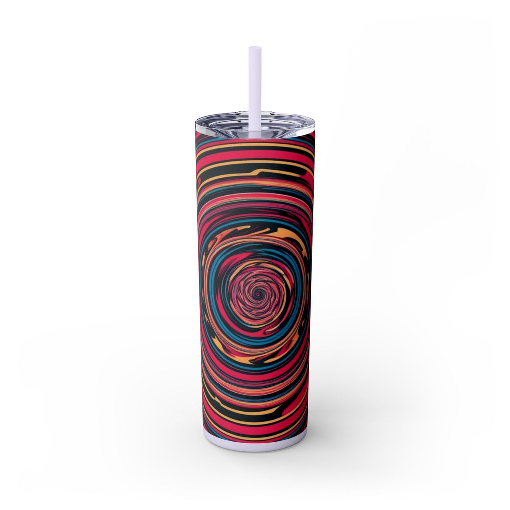 Skinny Tumbler with Straw – 20 oz Stainless Steel Cup