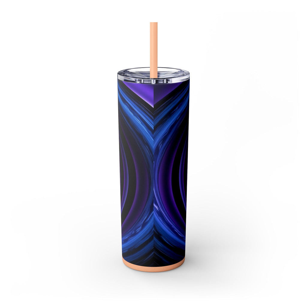 Skinny Tumbler with Straw – 20 oz Stainless Steel Cup