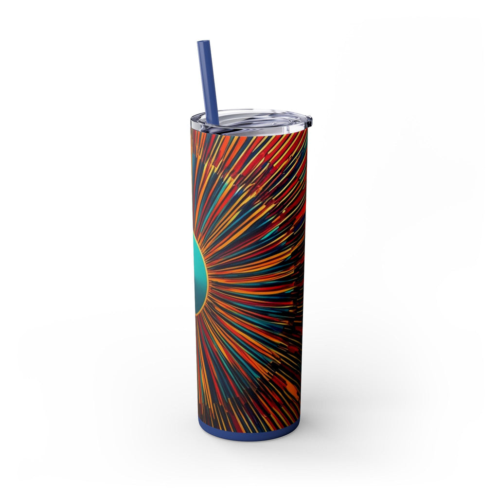 Skinny Tumbler with Straw – 20 oz Stainless Steel Cup