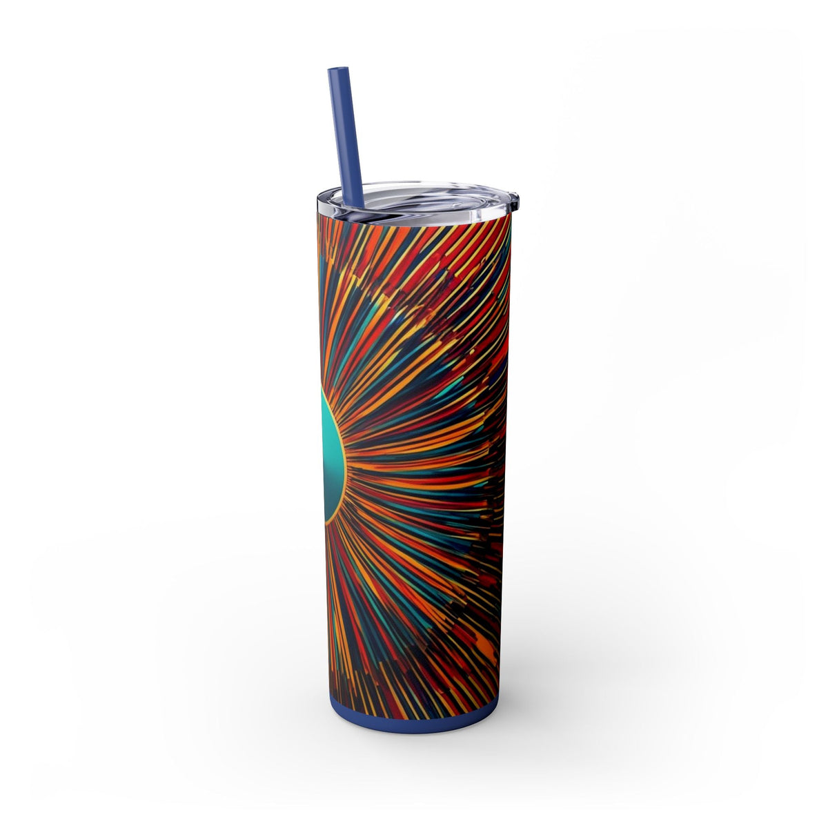 Skinny Tumbler with Straw – 20 oz Stainless Steel Cup