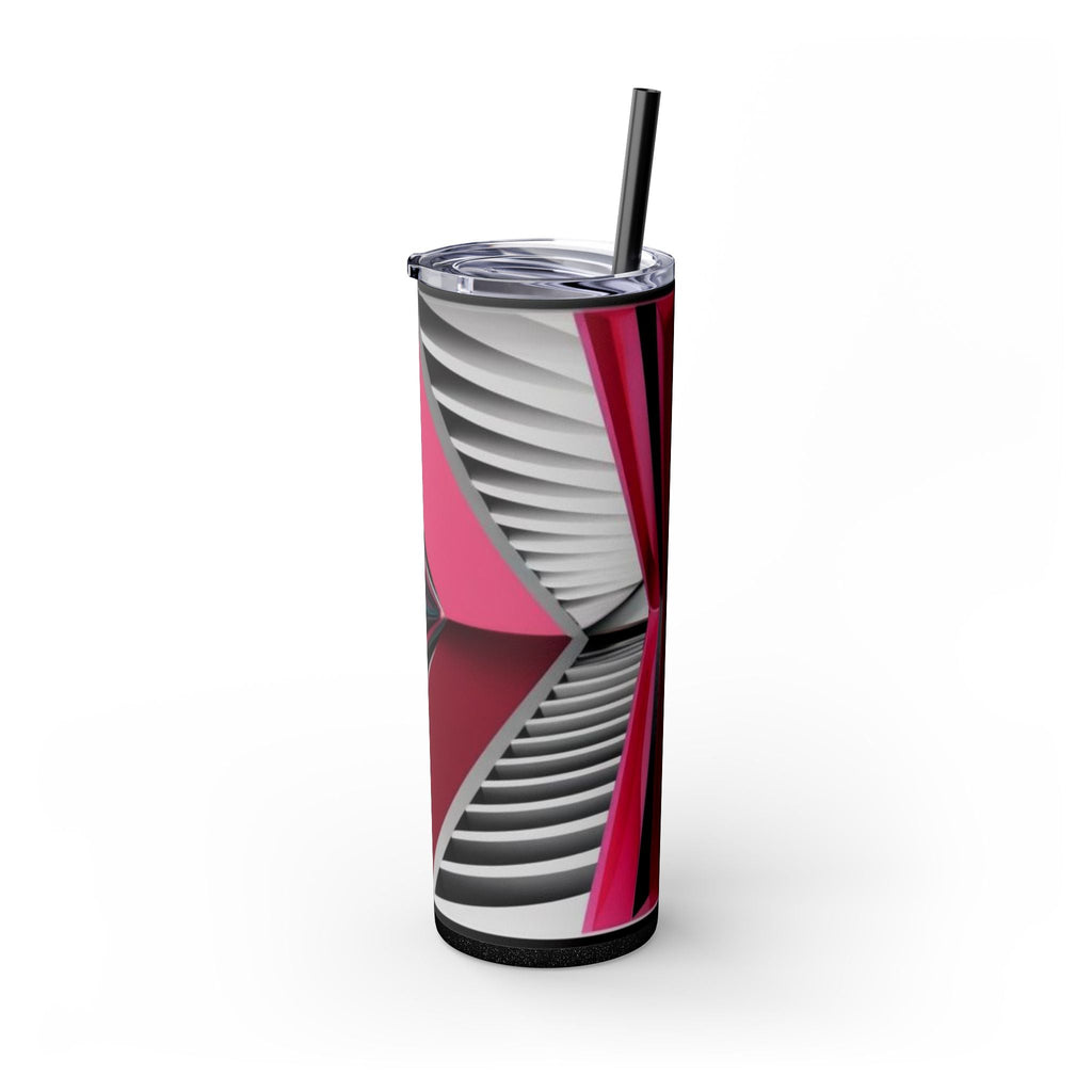 Skinny Tumbler with Straw – 20 oz Stainless Steel Cup