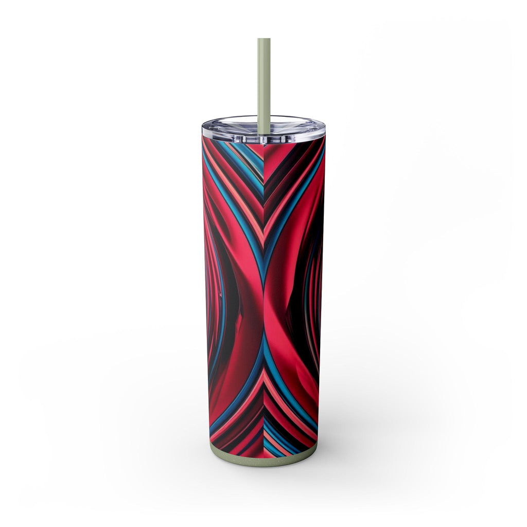 Skinny Tumbler with Straw – 20 oz Stainless Steel Cup