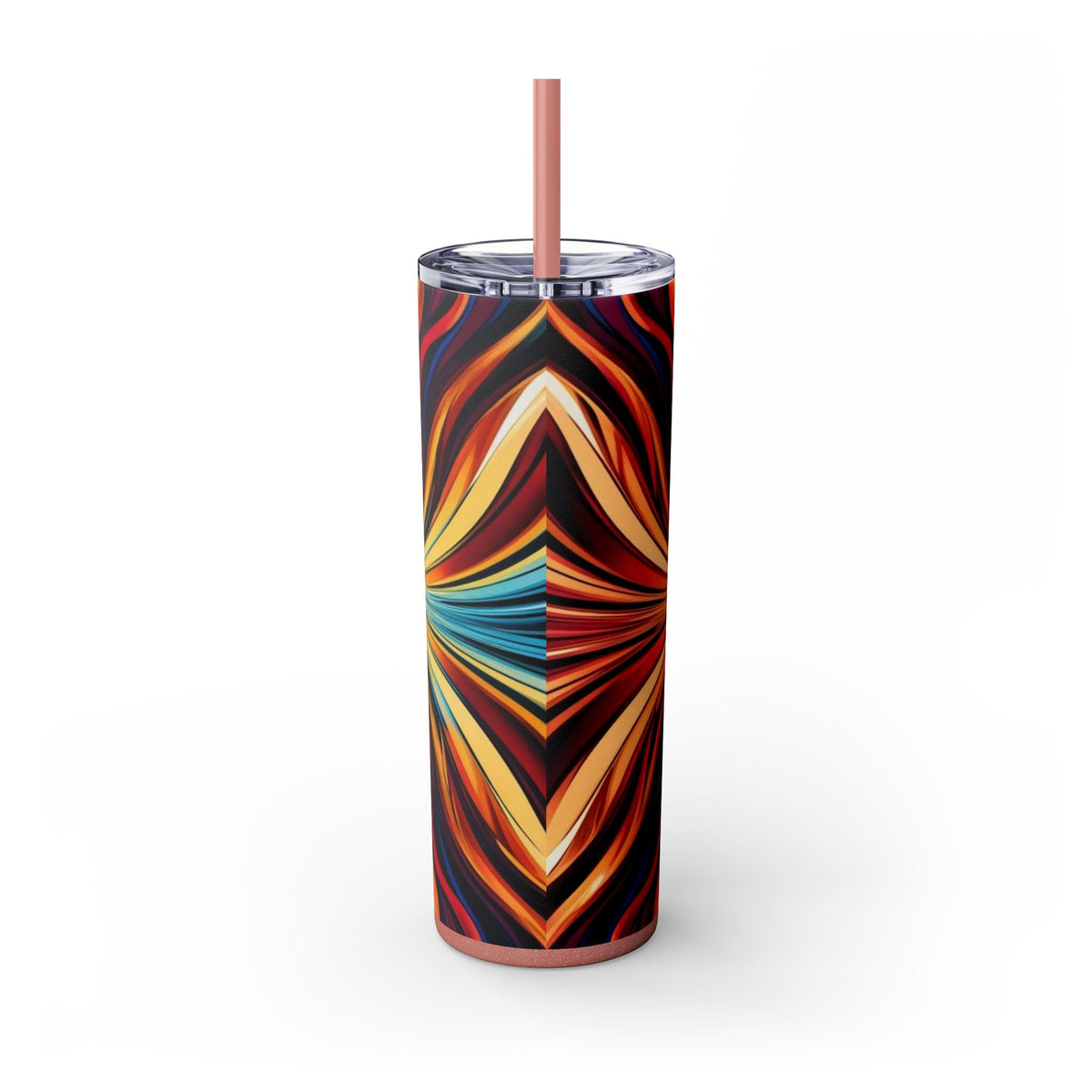 Skinny Tumbler with Straw – 20 oz Stainless Steel Cup