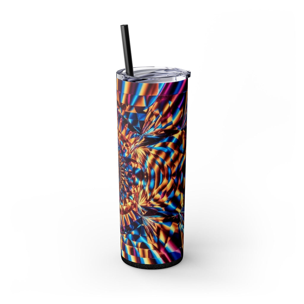 Skinny Tumbler with Straw – 20 oz Stainless Steel Cup