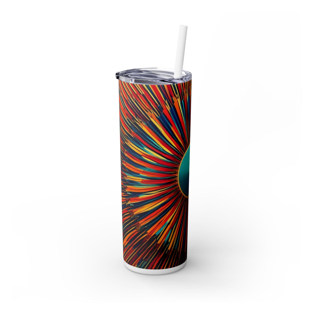 Skinny Tumbler with Straw – 20 oz Stainless Steel Cup