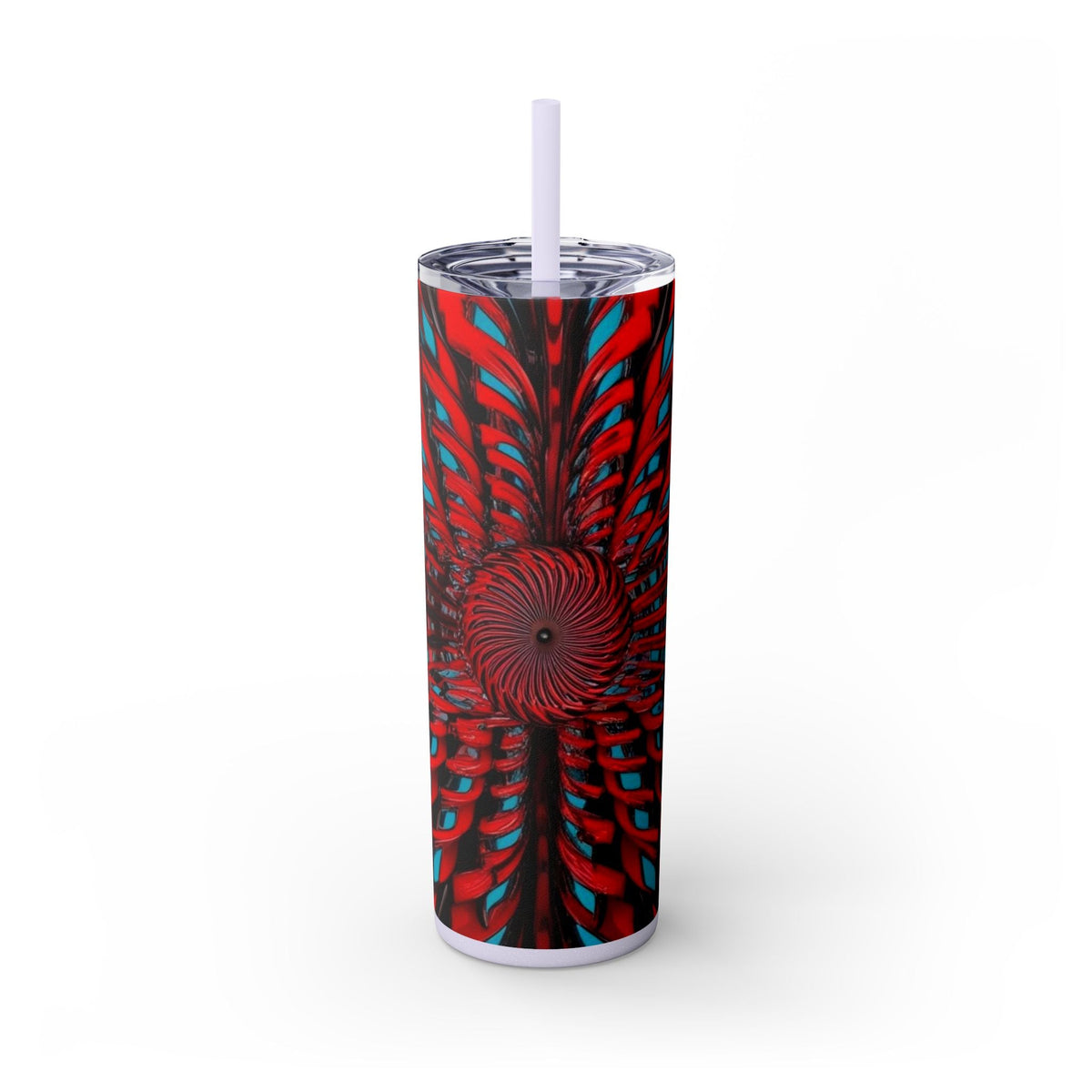 Skinny Tumbler with Straw – 20 oz Stainless Steel Cup