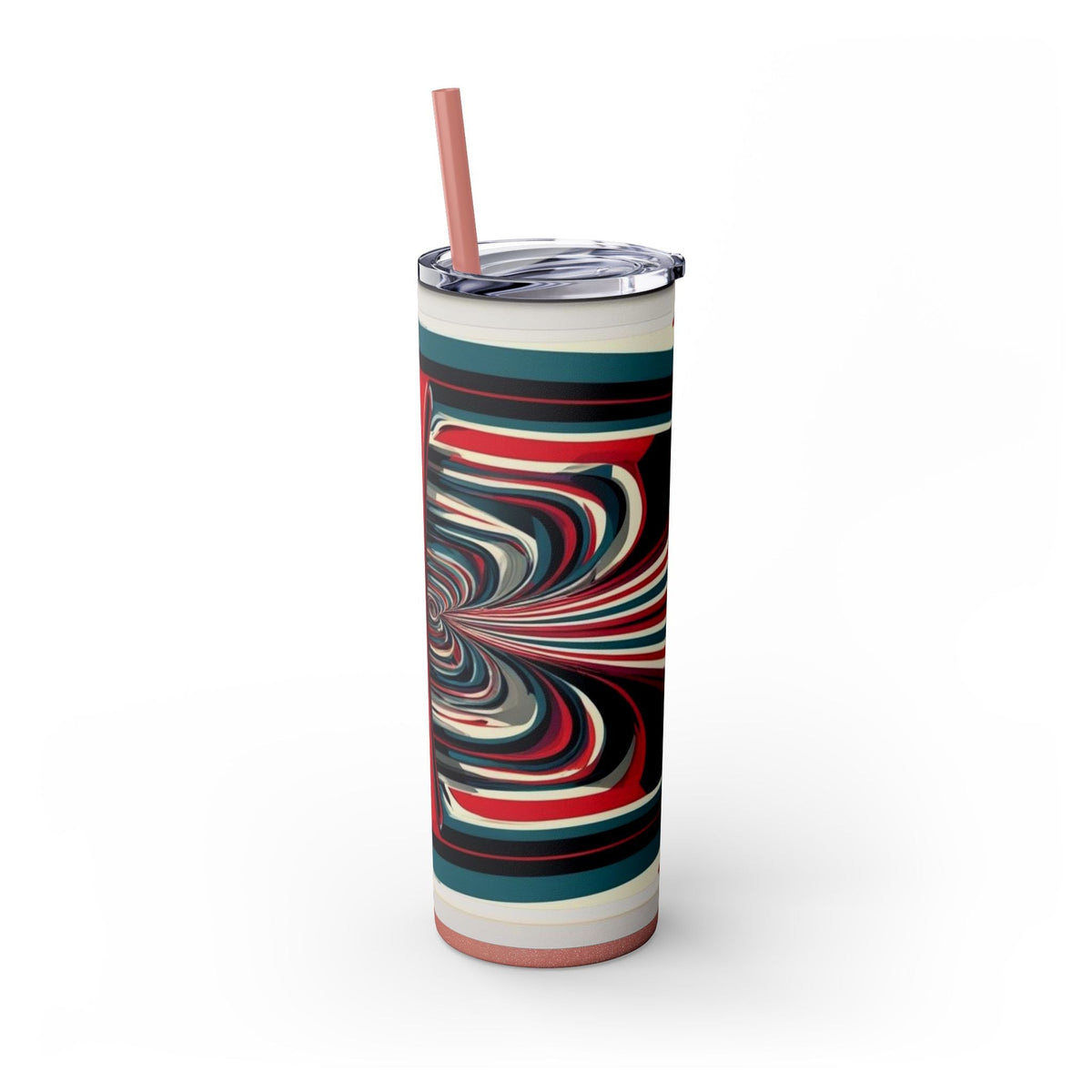 Skinny Tumbler with Straw – 20 oz Stainless Steel Cup