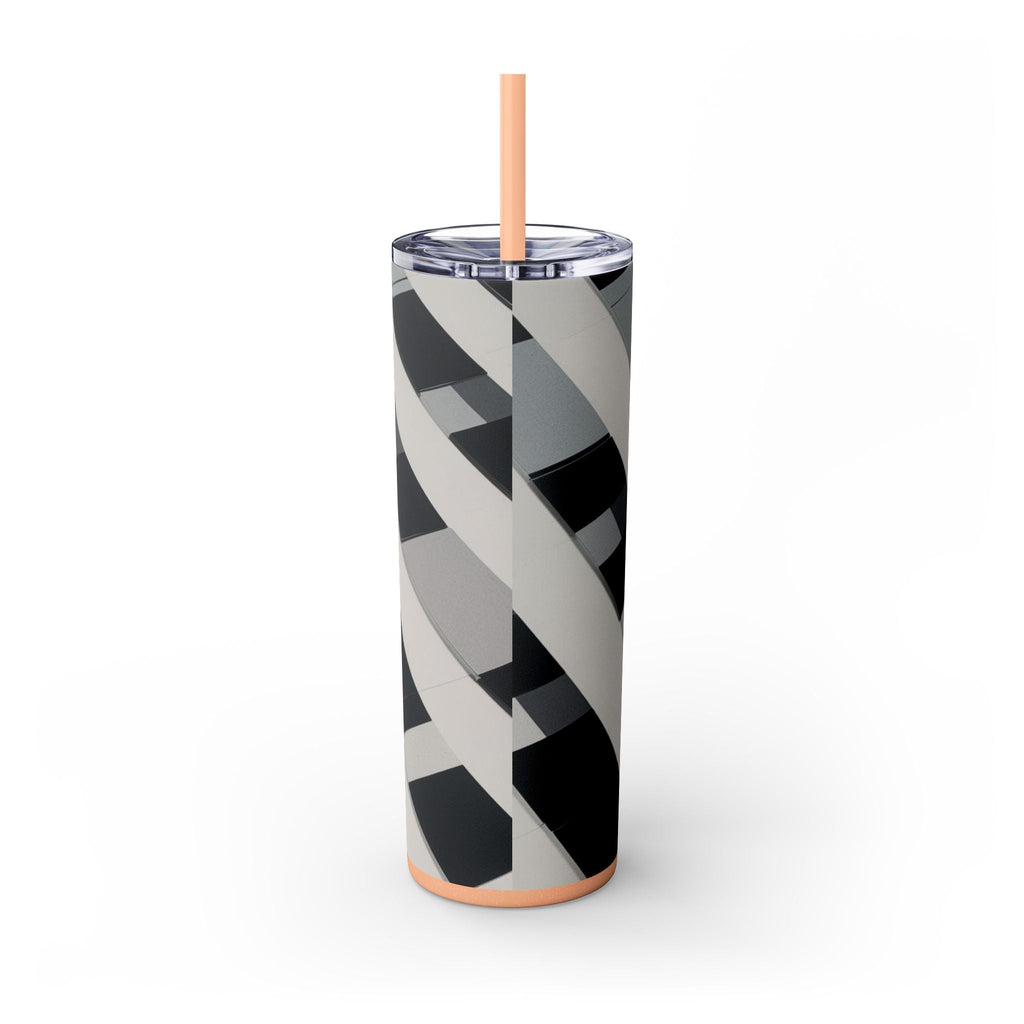 Skinny Tumbler with Straw – 20 oz Stainless Steel Cup