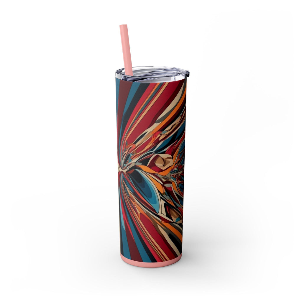 Skinny Tumbler with Straw – 20 oz Stainless Steel Cup