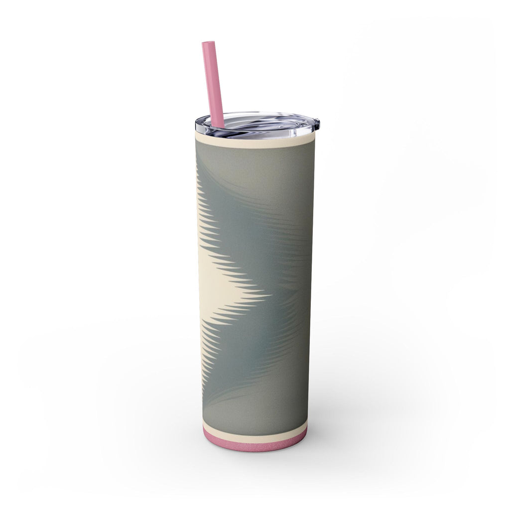 Skinny Tumbler with Straw – 20 oz Stainless Steel Cup