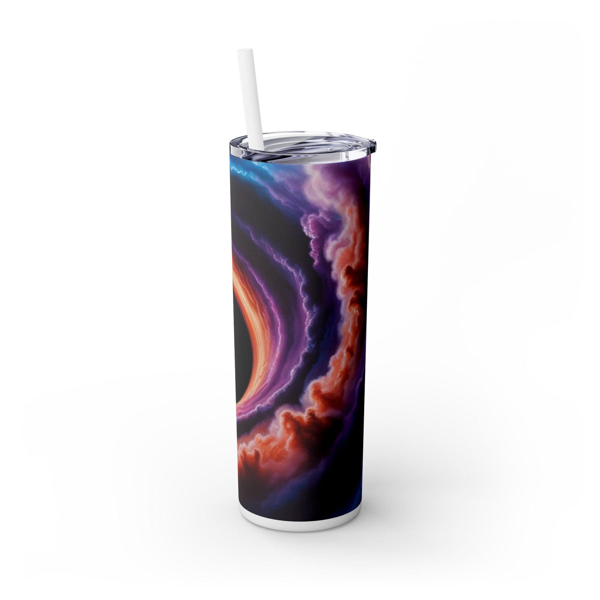 Skinny Tumbler with Straw – 20 oz Stainless Steel Cup