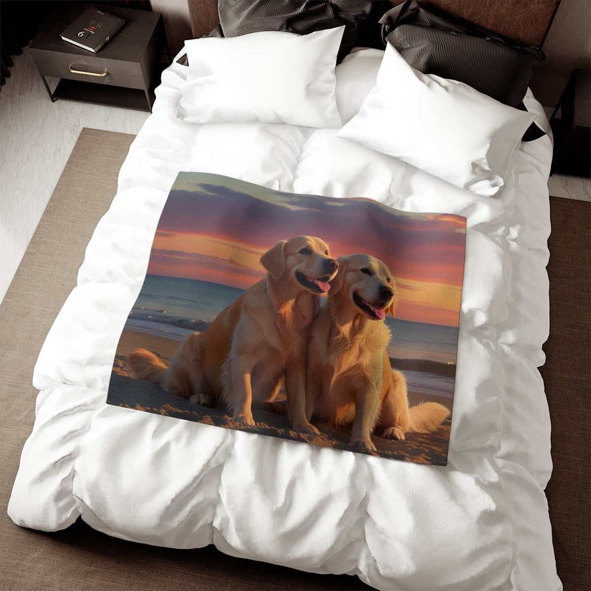 Sweatshirt Blanket – Plush Fleece Throw, 2 Size Options