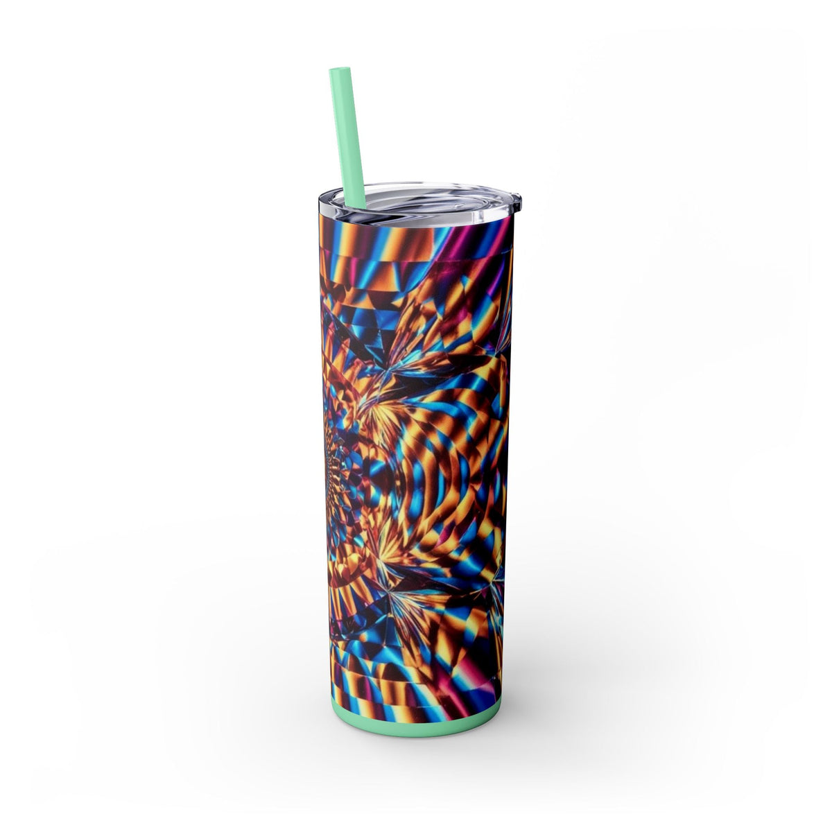Skinny Tumbler with Straw – 20 oz Stainless Steel Cup