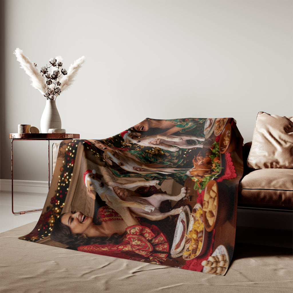 Spanish Holiday Feast Blanket