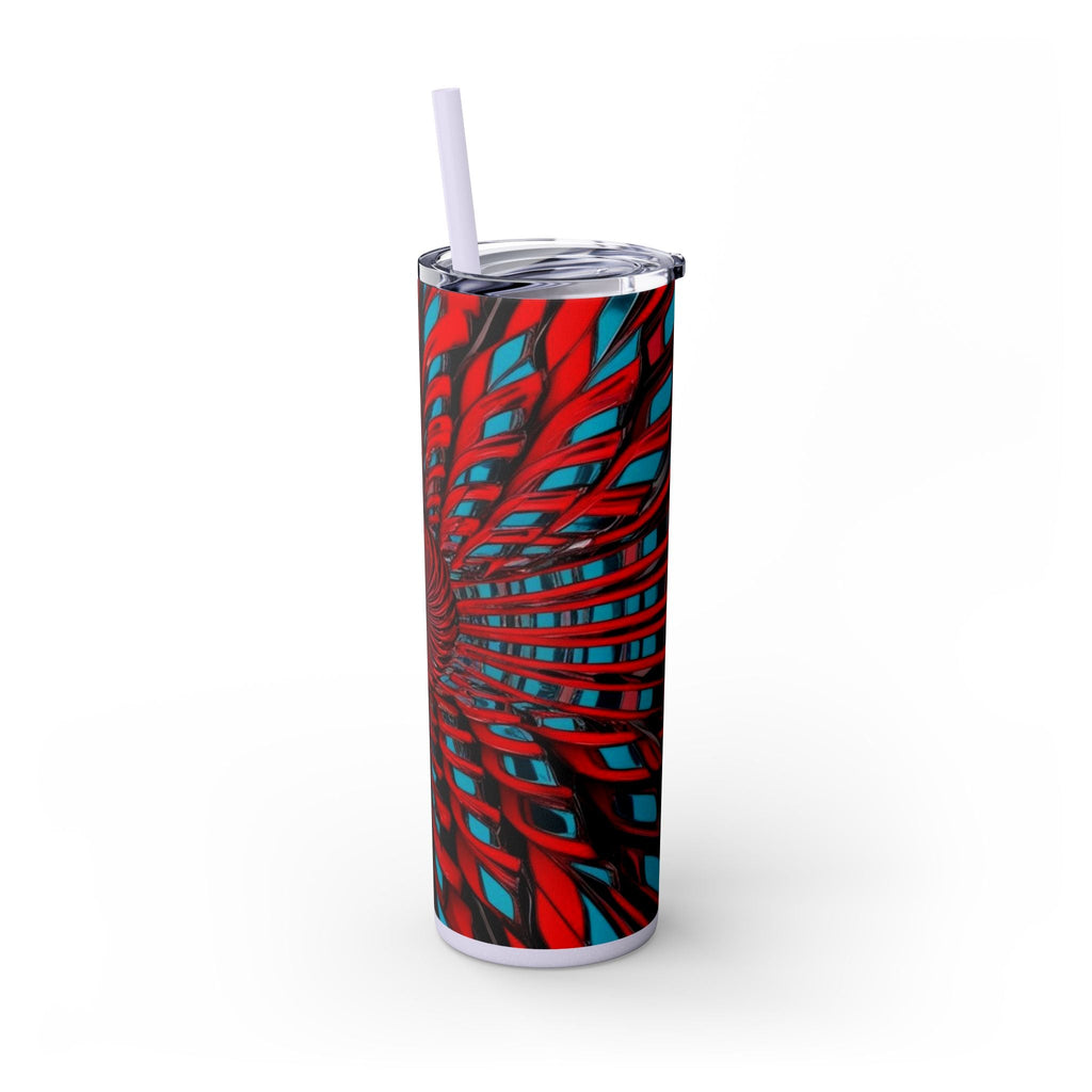 Skinny Tumbler with Straw – 20 oz Stainless Steel Cup