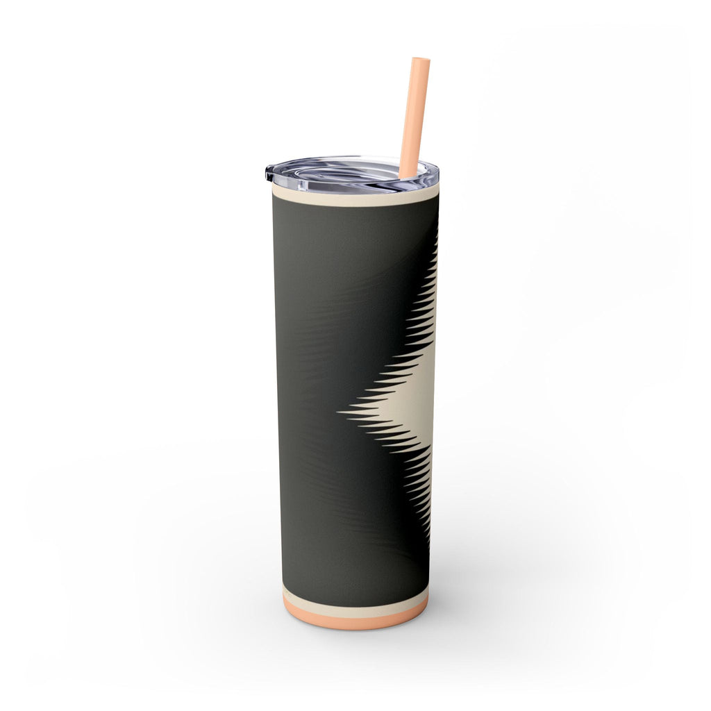 Skinny Tumbler with Straw – 20 oz Stainless Steel Cup